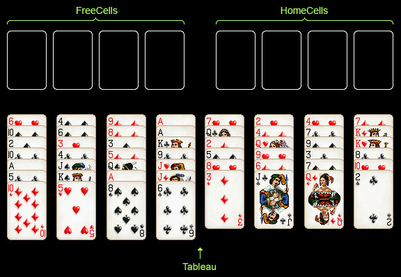 Play FreeCell Solitaire