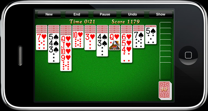 How to play spider solitaire (difficult-four suits) 